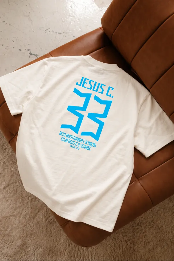 Camiseta Oversized Jesus Cristo 33